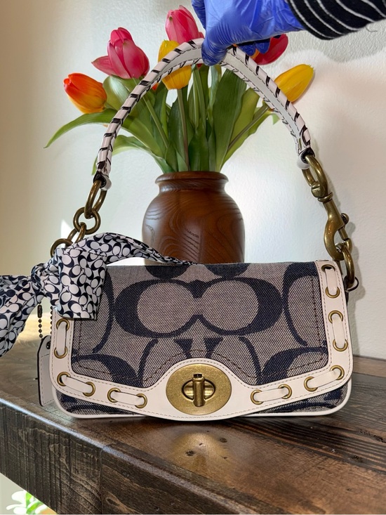 Coach Handbags - 💙NWOT COACH DENIM MINI CARLY LEGACY SHOULDER BAG VINTAGE Y2K 65TH ANNIVERSARY!💙